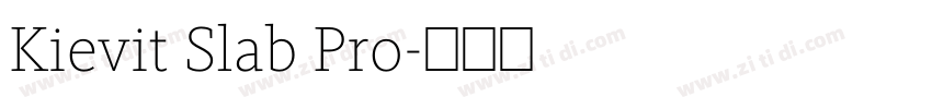 Kievit Slab Pro字体转换 Kievit Slab Pro字体转换